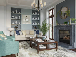 Дом в Берлине, MARION STUDIO MARION STUDIO Living room