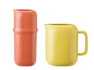 POUR-IT pitcher & carafe for the Danish brand RigTig, Pierre Foulonneau Industrial Design Pierre Foulonneau Industrial Design Kitchen Ceramic
