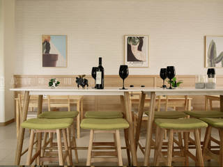 億載國小餐廳, SING萬寶隆空間設計 SING萬寶隆空間設計 Scandinavian style dining room