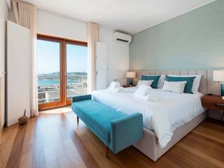 Premium Air BnB, Filipa Cunha Interiores Filipa Cunha Interiores Modern Bedroom Turquoise