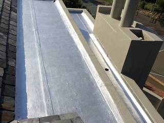 Torch-On Waterproofing On A Flat Concrete Slab, Speciality Waterproof & Roof Speciality Waterproof & Roof Atap datar Beton