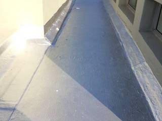 Torch-On Waterproofing On A Flat Concrete Slab, Speciality Waterproof & Roof Speciality Waterproof & Roof Flachdach Beton