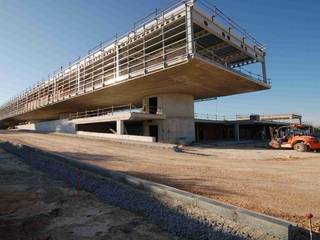 Edificación pabellón tecnológico del mármol Novelda, Novum Proyectos Integrales Novum Proyectos Integrales Oficinas y bibliotecas de estilo moderno