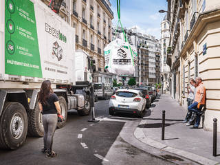 Évacuation des déchets de chantier - Appartement rue Ruhmkorff, Paris, Big Bag 'n Go Big Bag 'n Go