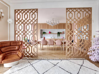 De belles menuiseries rue de Varenne 75007, KERMAREC KERMAREC غرفة المعيشة خشب Wood effect