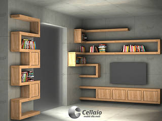 Cellaio - zestaw mebli do salonu, Cellaio Cellaio Nursery/kid’s room Wood Wood effect