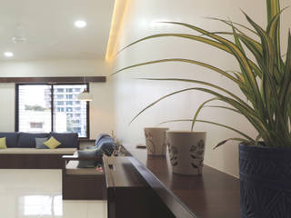 Interior Rennovation for Mr. & Mrs. Bhople, Nashik , Dastakari Dastakari Living room