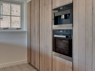 Verbouw woning | Schagen, Jongens DE WIT Jongens DE WIT Cocinas modernas: Ideas, imágenes y decoración Madera Acabado en madera