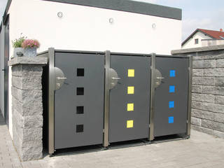HALABOX Modular 120 Liter bis 240 Liter, 360 Liter auf Anfrage, HALA GmbH HALA GmbH Modern garage/shed