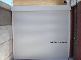 Persianas Exteriores, IKD Decoraciones IKD Decoraciones Garage/shed ایلومینیم / زنک White