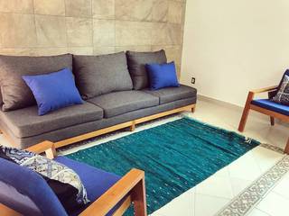 Sala, Casa Verde Monterrey Casa Verde Monterrey Гостиная в стиле модерн