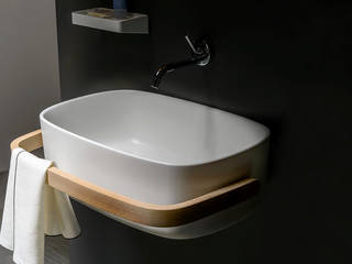 Bounce Collection: lavabo morbido in poliuretano , EVER Life Design EVER Life Design Baños de estilo moderno