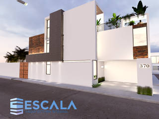 Residencia GPE , ESCALA ARQUITECTURA INTEGRAL ESCALA ARQUITECTURA INTEGRAL Casas minimalistas