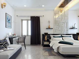 Best Interior designs in Kerala—Monnaie Architects & Interiors, Monnaie Interiors Pvt Ltd Monnaie Interiors Pvt Ltd Small bedroom