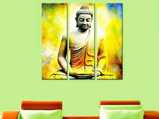 Gautam Buddha Wall Paintings, WallMantra WallMantra Other spaces