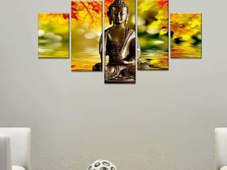 Gautam Buddha Wall Paintings, WallMantra WallMantra Otros espacios