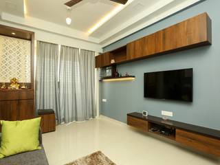 Laxman Naik, arch2interior arch2interior Living room Engineered Wood Transparent
