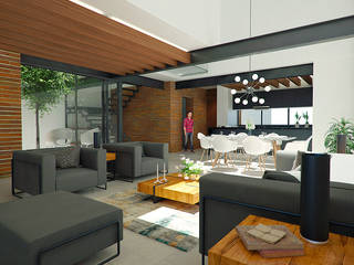 Casa Crisol, Marquira Marquira Modern living room