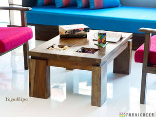 Coffee Table, Furnicheer Furnicheer Salones rústicos de estilo rústico Madera maciza Multicolor