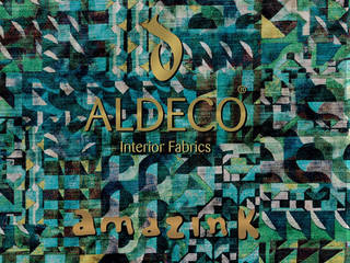 Amazink Collection, Aldeco Comércio Internacional S.A. Aldeco Comércio Internacional S.A. Dormitorios modernos: Ideas, imágenes y decoración Textil Ámbar/Dorado