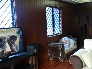 INTERIOR REFURBISHMENT FOR APARTMENT AT TAMAN KUCHAI LAMA, KUALA LUMPUR, eL precio eL precio Tropical style living room