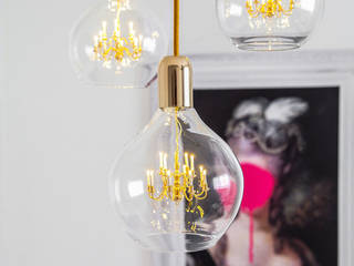 Stunning "King Edison" Pendant Lamps, Mineheart Mineheart Salon classique