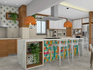 Projeto de Interiores - Art Vitta, Espaço AU Espaço AU Modern kitchen
