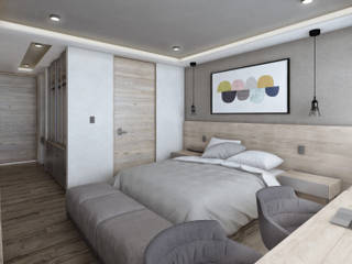 La Serena Senior Living, Mouret Arquitectura Mouret Arquitectura ห้องนอน
