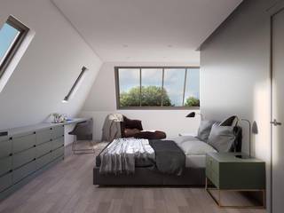 Loft Conversion, Holistic Architecture Holistic Architecture Modern style bedroom