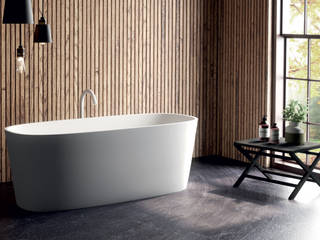 Progettazione e Realizzazione Vasche Free Standing, Aquaforte Technological Surface Aquaforte Technological Surface Phòng tắm phong cách hiện đại White