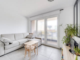 Aménagement d’un appartement en VEFA, Kaizo Studio Kaizo Studio Salon moderne