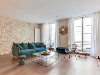 Transformation d’un atelier en appartement, Kaizo Studio Kaizo Studio Modern living room