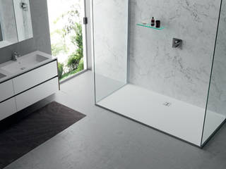 Progettazione e Realizzazione Piatti Doccia, Aquaforte Technological Surface Aquaforte Technological Surface Phòng tắm phong cách hiện đại White