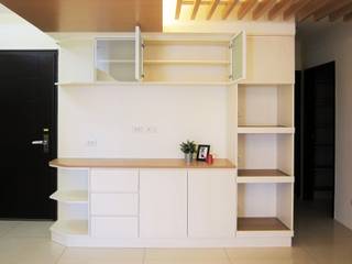 全室案例-新北市中和區, ISQ 質の木系統家具 ISQ 質の木系統家具 Minimalist living room