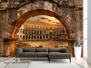 Arreda con la Carta da parati! , Mobili a Colori Mobili a Colori 牆面 橡膠 Brown