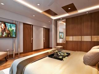 Master bedroom interior design, Monoceros Interarch Solutions Monoceros Interarch Solutions Small bedroom Plywood