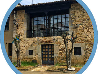 Domótica KNX en una vivienda vacacional en Laviana, Asturias, Indomotiq, Inmótica y Domótica (Zona norte) Indomotiq, Inmótica y Domótica (Zona norte) Rustic style houses