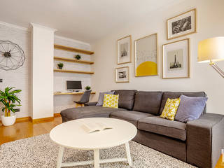 Dúplex Magoi, UVE laboratorio de diseño UVE laboratorio de diseño Scandinavian style living room