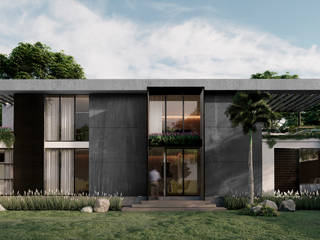 Casa Milia, PETRAM ARQUITECTURA PETRAM ARQUITECTURA Dom jednorodzinny Wzmocniony beton