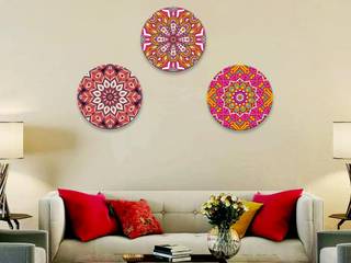 Round Shape Canvas Paintings, WallMantra WallMantra Other spaces