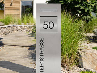 Thorwa® Design Briefkästen und Säulen, Thorwa Metalltechnik Thorwa Metalltechnik Modern Garden Metal