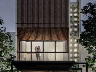 DREW HOUSE, Kolletra Visual Studio Kolletra Visual Studio Rumah kecil Komposit Kayu-Plastik Wood effect