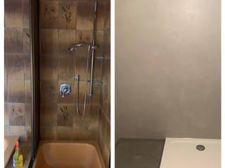 Fugenloses Badezimmer & WC, Hofele Stuckateur und Maler-Betrieb Hofele Stuckateur und Maler-Betrieb Modern bathroom
