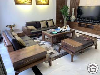 Cập nhật mẫu sofa gỗ phòng khách cao cấp, Xhome Xhome Modern living room Wood Wood effect