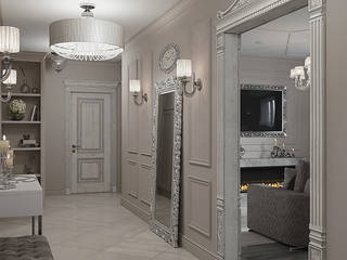 В СТИЛЕ НЕОКЛАССИКА, Amadeus Amadeus Classic style corridor, hallway and stairs Marble