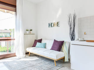 Home staging appartamento a Mirano (VE), Valorizza e Vendi Valorizza e Vendi Soggiorno moderno