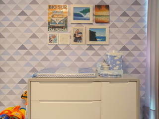 Quarto do bebê- Apto BAY301, Cassiana Rubin Arquitetura Cassiana Rubin Arquitetura Nursery/kid’s room