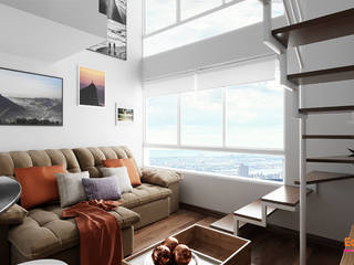 Sala da Cobertura, EasyDeco Decoração Online EasyDeco Decoração Online Livings de estilo moderno