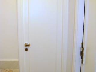 Porte laccate bianche- FATTE BENE SU MISURA, Falegnameria su misura Falegnameria su misura Windows & doors Doors Wood White