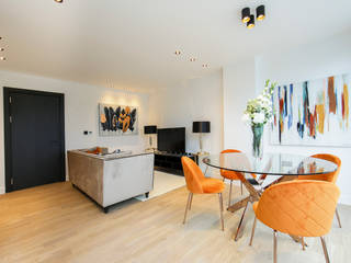 Kentish Town Apartment , LJ Interiors LJ Interiors Ruang Keluarga Modern